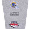 MITCHELL & NESS Pantalone Tuta Felpato Uomo Nfl Team Origins Fleece Pant Losram Grey Heather da uomo