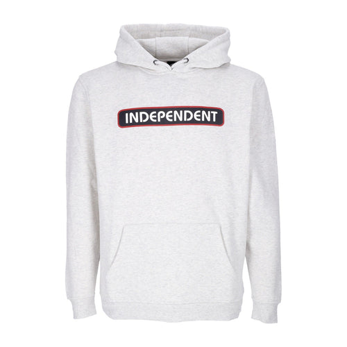 INDEPENDENT Felpa Cappuccio Uomo Groundwork Revolve Hood Athletic Heather da uomo
