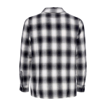 INDEPENDENT Camicia Manica Lunga Uomo Tilden Flannel L/s Shirt Black/white da uomo