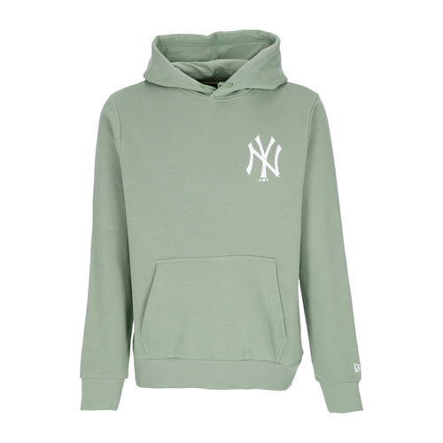 NEW ERA Felpa Cappuccio Uomo Mlb League Essential Bp Hoodie Neyyan Green Med da uomo