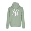 NEW ERA Felpa Cappuccio Uomo Mlb League Essential Bp Hoodie Neyyan Green Med da uomo