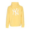 NEW ERA Felpa Cappuccio Uomo Mlb League Essential Bp Hoodie Neyyan Yellow da uomo