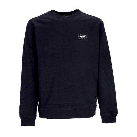 IUTER Felpa Leggera Girocollo Uomo Chain Crewneck Black da uomo