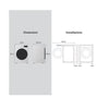 Lavatrice 11kg AI DD™  Serie R3 Classe A-10%  1400 giri, Lavaggio a vapore, Allergy Care, Inverter Direct Drive  White