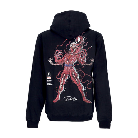 PRIMITIVE Felpa Cappuccio Uomo Carnage Hoodie X Marvel X Nychos Black da uomo