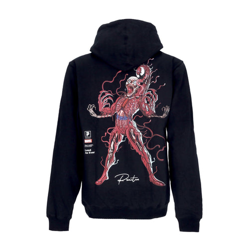 PRIMITIVE Felpa Cappuccio Uomo Carnage Hoodie X Marvel X Nychos Black da uomo