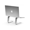 Griffin Elevator Argento, Trasparente (GRIFFIN ELEVATOR ALUMINIUMSTAND - APPLE MACBOOK PRO + NOTEBOOKS)