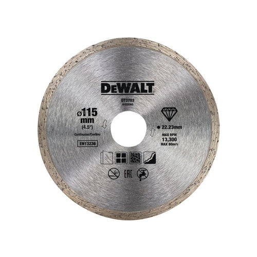 DeWalt 115mm disco diamantato per taglio ceramica