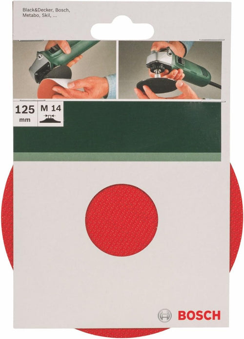 BOSCH - PLATORELLO A STRAPPO X FOGLI ABRASIVI IN CARTA X SMERIGLIO D.125