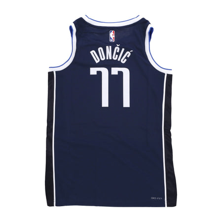 JORDAN NBA Canotta Basket Uomo Nba Statement Edition 22 Dri-fit Swingman Jersey No 77 Luka Doncic Dalmav College Navy da uomo