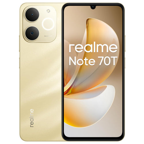 REALME NOTE 70T (BEACH GOLD) - SMARTPHONE 6.74 - RAM 4GB - STORAGE 256GB - EU