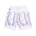 OCTOPUS Pantalone Corto Uomo Outline Jogger Short White/purple da uomo