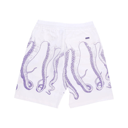 OCTOPUS Pantalone Corto Uomo Outline Jogger Short White/purple da uomo