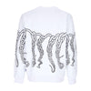 OCTOPUS Felpa Leggera Girocollo Uomo Chain Crewneck White da uomo