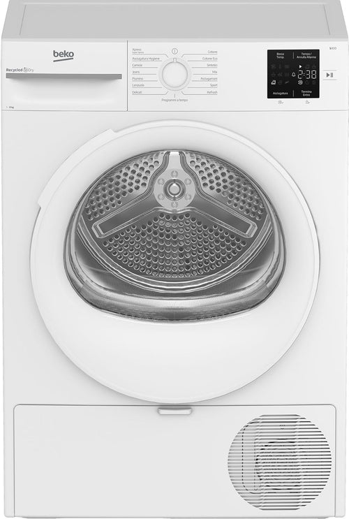 Beko Asciugatrice CF 8Kg L60xP55 Cl.D BMTR38W