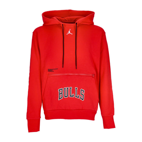 JORDAN NBA Felpa Cappuccio Uomo Nba Courtside Statement Edition Fleece Hoodie Chibul University Red da uomo
