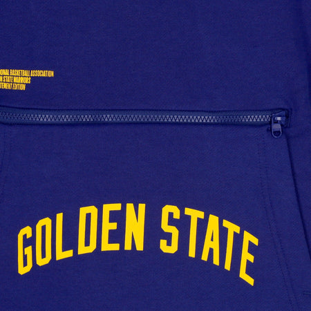 JORDAN NBA Felpa Cappuccio Uomo Nba Courtside Statement Edition Fleece Hoodie Golwar Loyal Blue da uomo