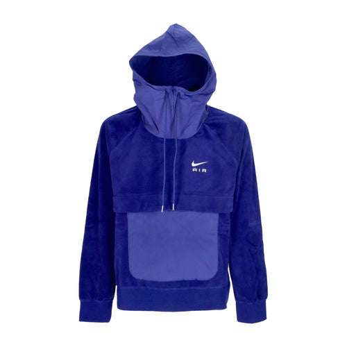 Nike Felpa Cappuccio Uomo Sportswear Air Tf Winterized Hoodie Deep Royal Blue/white da uomo