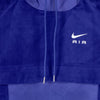Nike Felpa Cappuccio Uomo Sportswear Air Tf Winterized Hoodie Deep Royal Blue/white da uomo