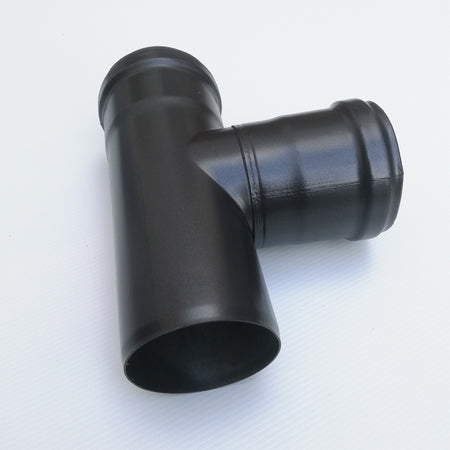 Raccordo a T 90° braga MF codino F nero pellet da 80mm