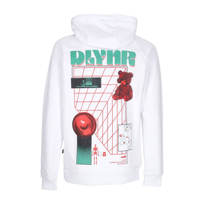 DOLLY NOIRE Felpa Leggera Cappuccio Uomo Cy-bear Hoodie White da uomo