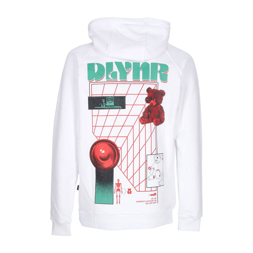 DOLLY NOIRE Felpa Leggera Cappuccio Uomo Cy-bear Hoodie White da uomo