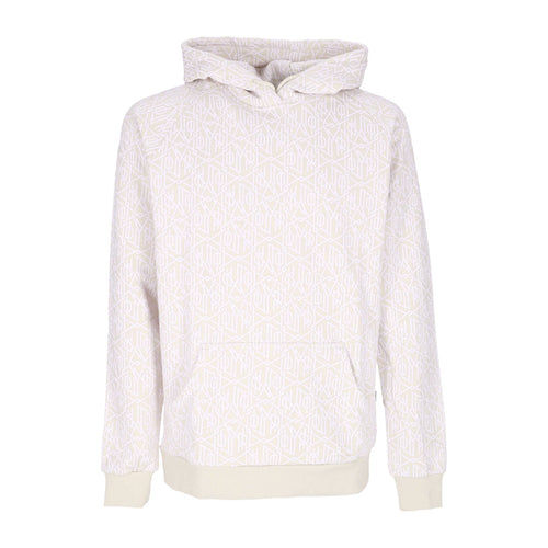 DOLLY NOIRE Felpa Leggera Cappuccio Uomo Monogram Dlynr Hoodie Beige da uomo