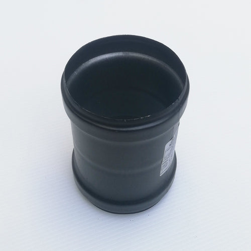 Tubo nero pellet giunzione manicotto FF da 80mm