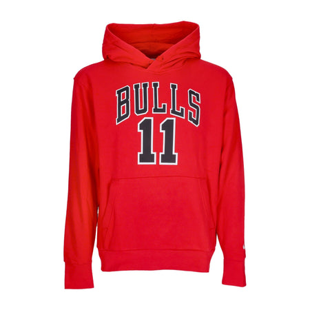 NIKE NBA Felpa Cappuccio Uomo Nba Essential Fleece Hoodie No 11 Demar Derozan Chibul University Red da uomo