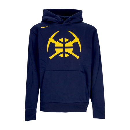 NIKE NBA Felpa Cappuccio Uomo Nba Essential Fleece Hoodie Dennug College Navy da uomo