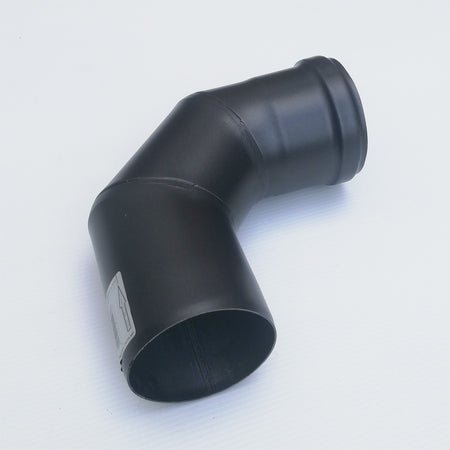Curva gomito nero pellet a 90° da 80mm