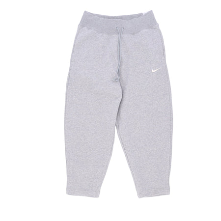 Nike Pantalone Tuta Felpato Donna Phoenix Fleece Hr Pant Curved Dk Grey Heather/sail da donna