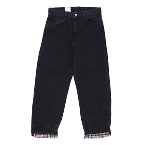 CARHARTT WIP Jeans Uomo Rider Pant Black Stone Washed da uomo