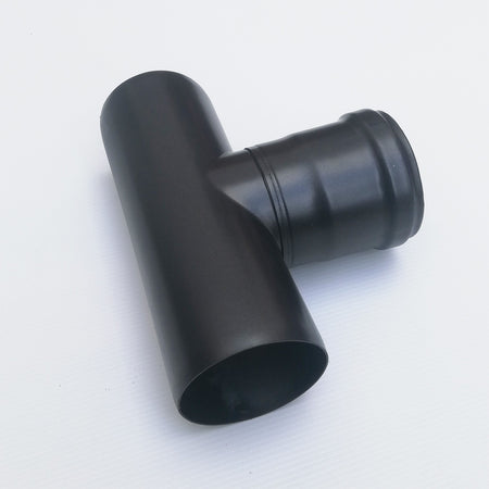 Raccordo a T 90° braga MM codino F nero pellet da 80mm