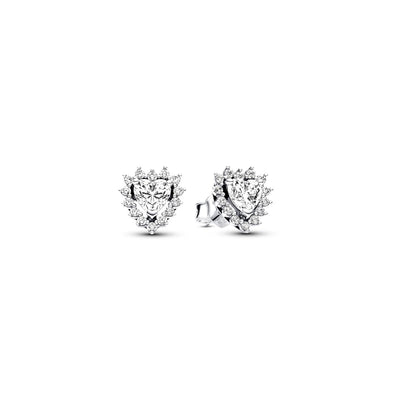 PANDORA JEWELS Mod. SPARKLING HEART HALO STUD