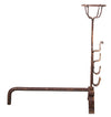 Biscottini COPPIA ALARI IN FERRO FORGIATO A MANO L64xPR29xH69 CM