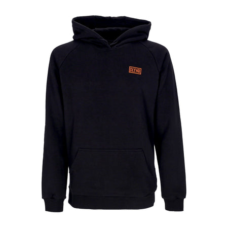 DOLLY NOIRE Felpa Leggera Cappuccio Uomo Logo Back Hoodie Black da uomo