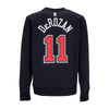 JORDAN NBA Felpa Girocollo Uomo Nba Courtside Statement Edition Fleece Crewneck No 11 Demar Derozan Chibul Black da uomo