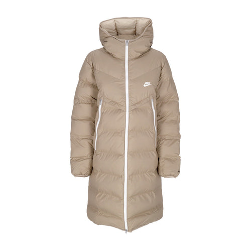 Nike Piumino Lungo Uomo Sportswear Storm-fit Windrunner Pl-fid Hoodie Parka Khaki/rattan/sail da uomo