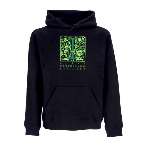 IUTER Felpa Leggera Cappuccio Uomo Mediolanum Hoodie Black da uomo