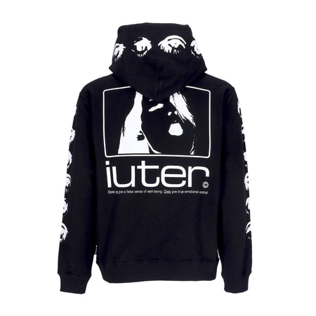 IUTER Felpa Leggera Cappuccio Uomo Control Hoodie Black da uomo