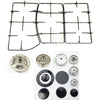 ARISTON INDESIT KIT 3 GRIGLIE + BRUCIATORI COTTURA PH750T P 3212 2760-1-2 B 3212