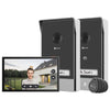 EZVIZ HP7 2-ENTRY KIT - VIDEOCITOFONO CON DOPPIA ENTRATA - 1 SCHERMO TOUCH 7 2K - 2 DOORBELLS CONTROLLO REMOTO - RILEVAMENTO MOVIMENTO - AUDIO BIDIREZIONALE - SBLOCCO RFID