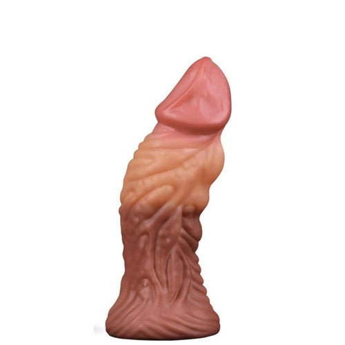 Dildo Realistico in Silicone Doppio Strato Natura 18 cm