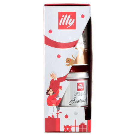 Illy Caffe Macinato Christmas Brasile+Guatemala 125gx2