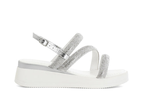 SANDALO ASIMMETRCO CON STRASS