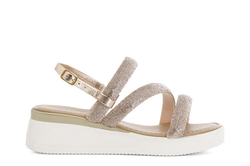 SANDALO ASIMMETRCO CON STRASS