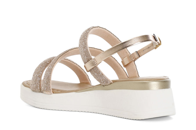SANDALO ASIMMETRCO CON STRASS