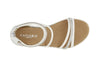 SANDALO ASIMMETRCO CON TOPPONE E STRASS