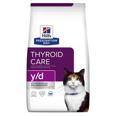 Hill's Prescription Diet Y/D Thyroid Care secco Gatti Adulti 1,5 kg